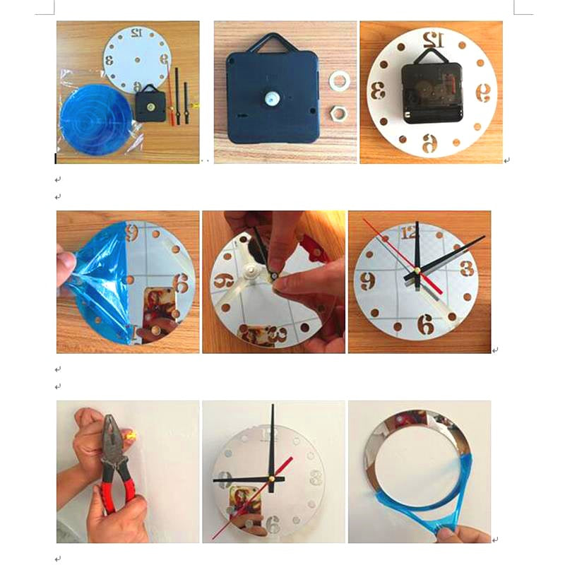 Orologio da parete Ballerina e stelle