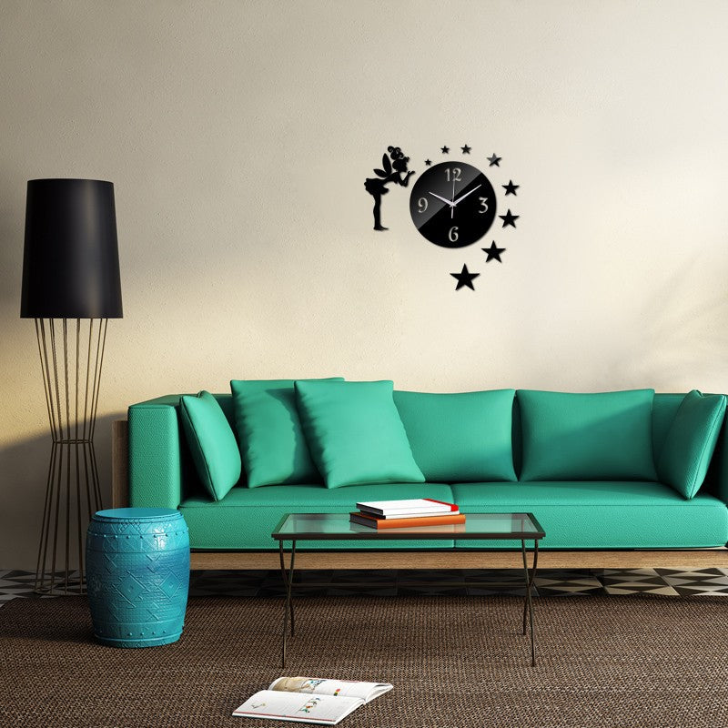 Orologio da parete Ballerina e stelle