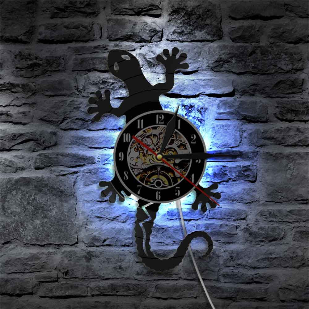 Orologio da parete Lucertola steampunk
