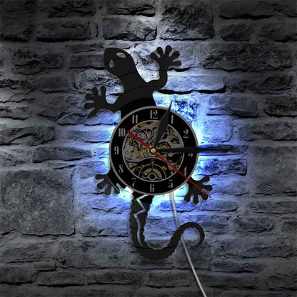Orologio da parete Lucertola steampunk