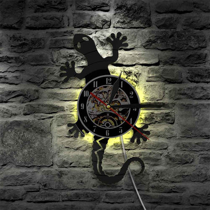 Orologio da parete Lucertola steampunk