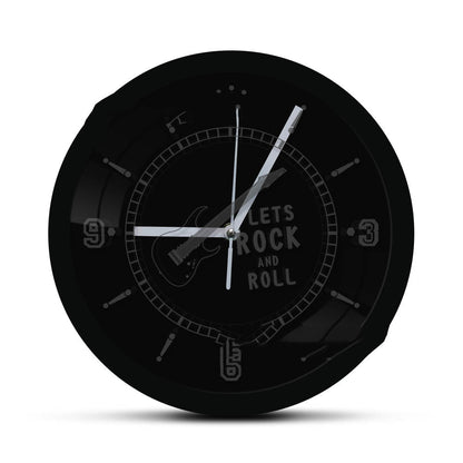 Orologio da parete Chitarra rock neon