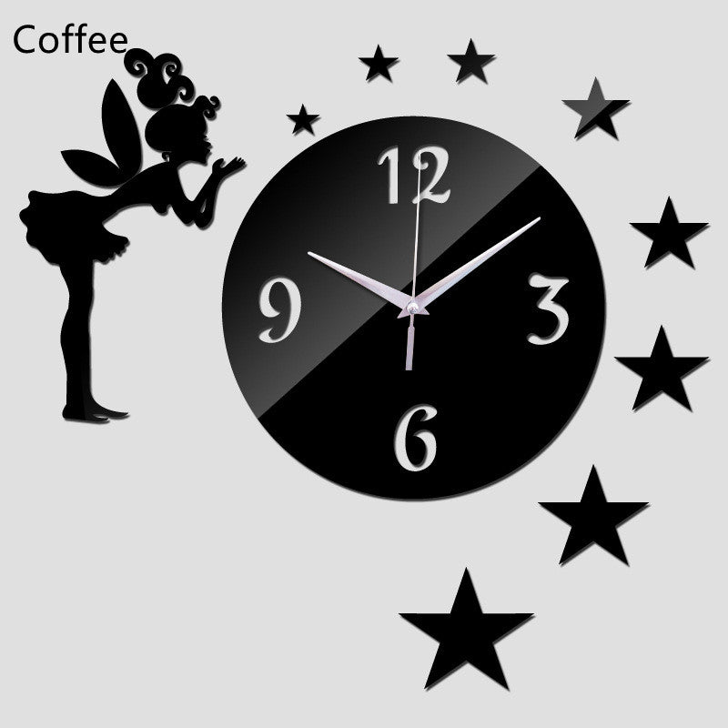 Orologio da parete Ballerina e stelle
