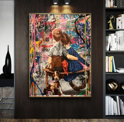 Quadro tela stile nordico
