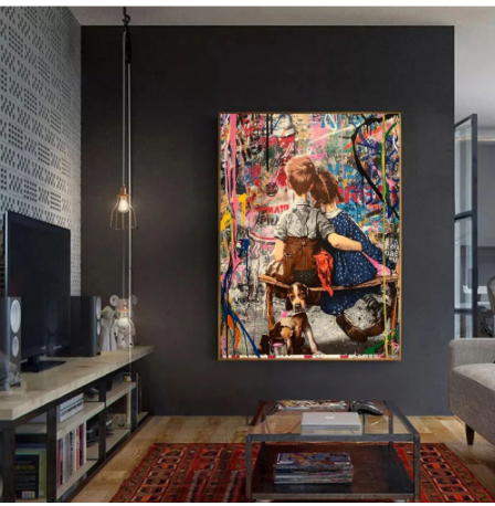 Quadro tela stile nordico