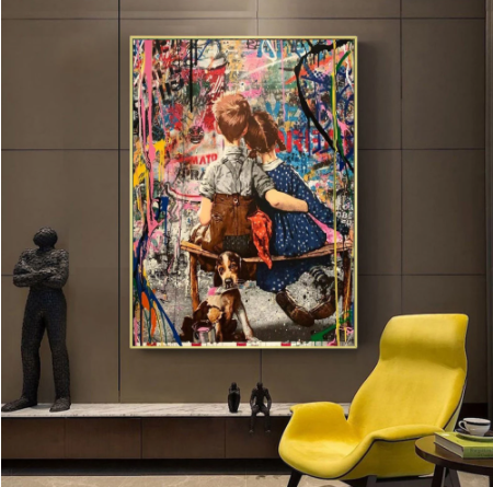 Quadro tela stile nordico