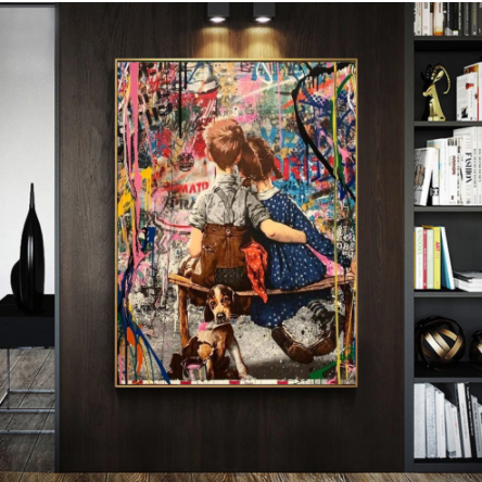 Quadro tela stile nordico