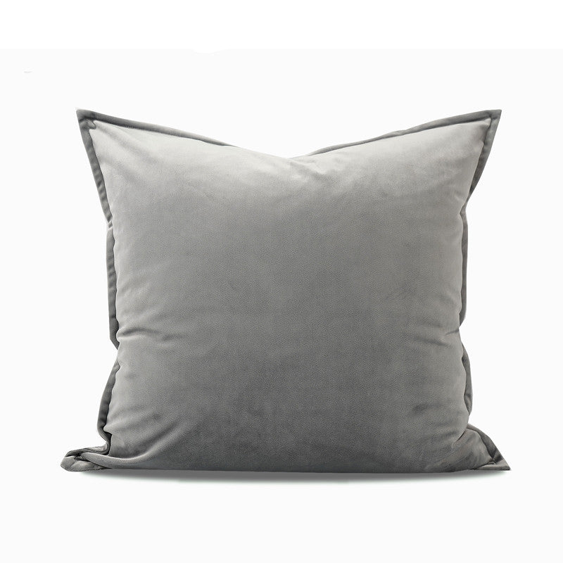 Cuscino Velluto Grigio