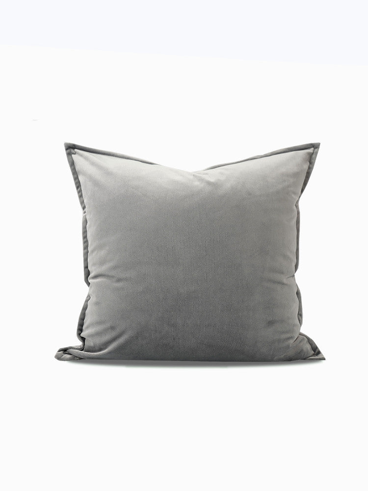 Cuscino Velluto Grigio