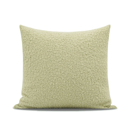 Cuscino lana verde matcha