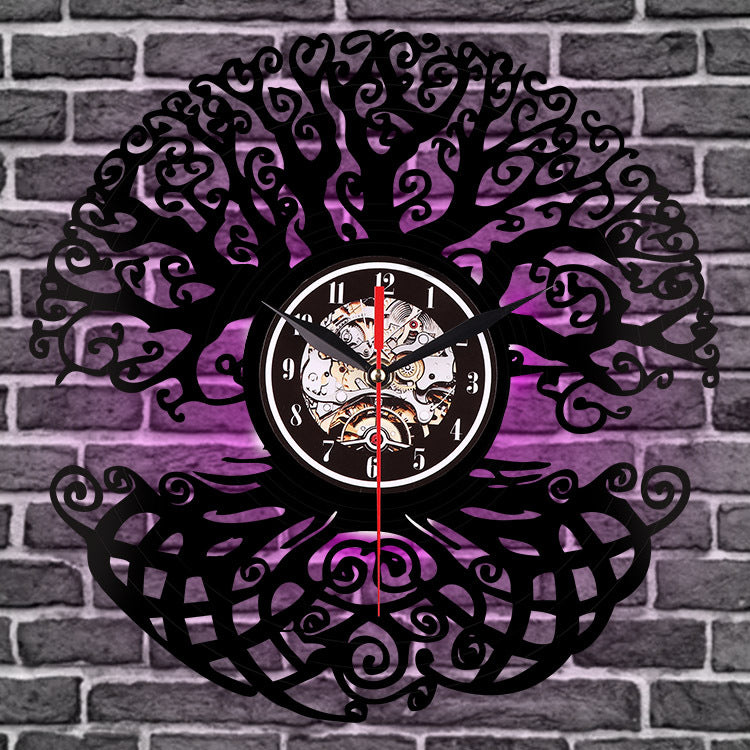Orologio da parete Albero con radici