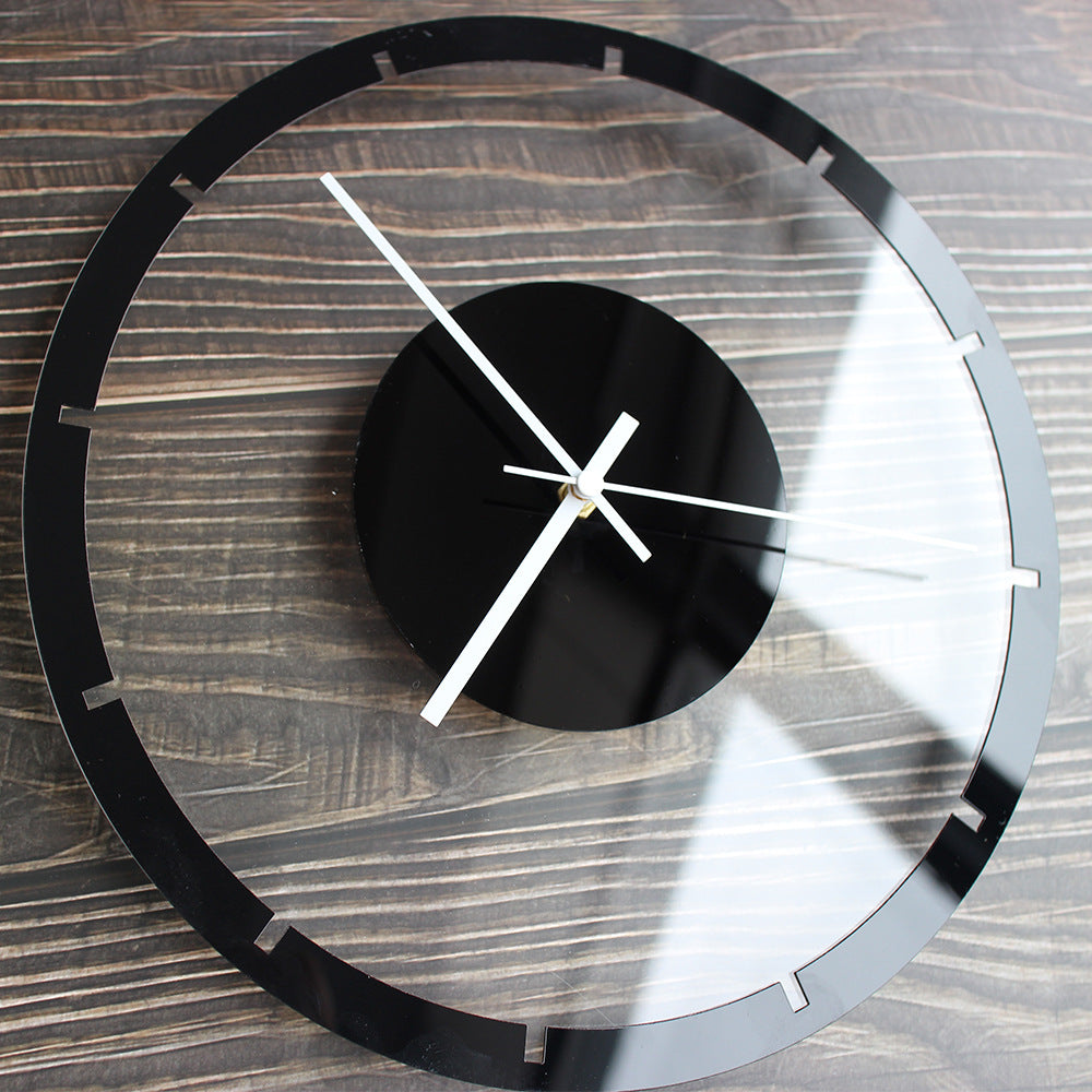 Orologio da parete Silhouette edifici