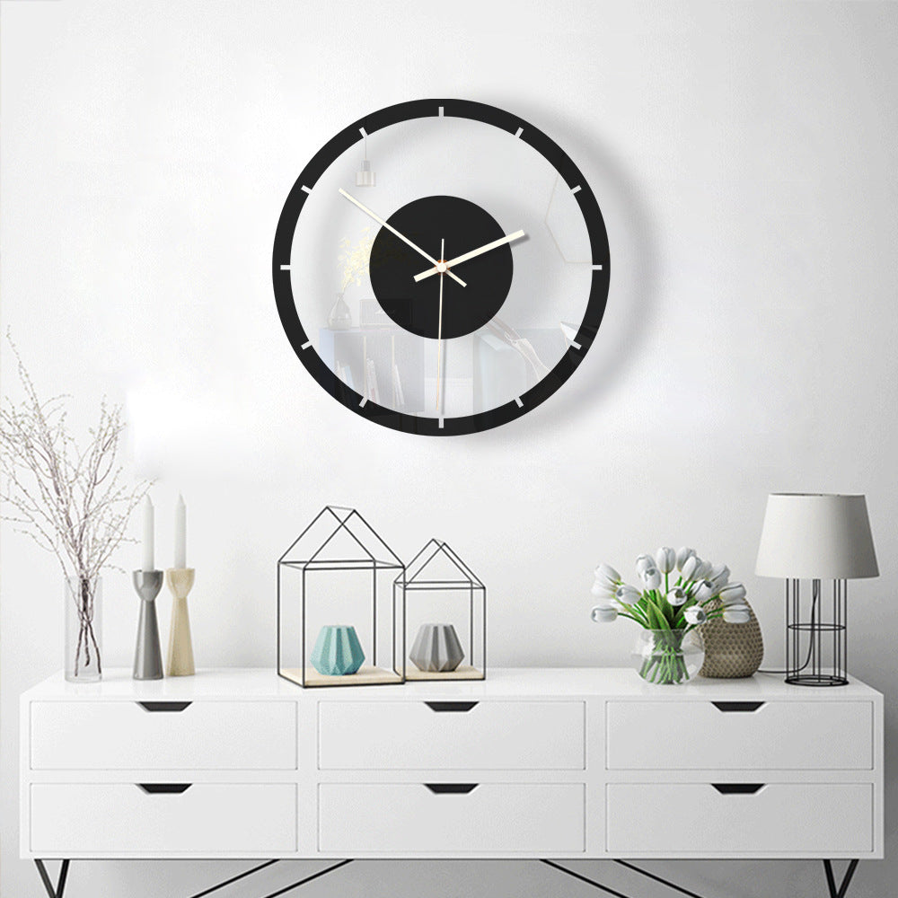 Orologio da parete Silhouette edifici