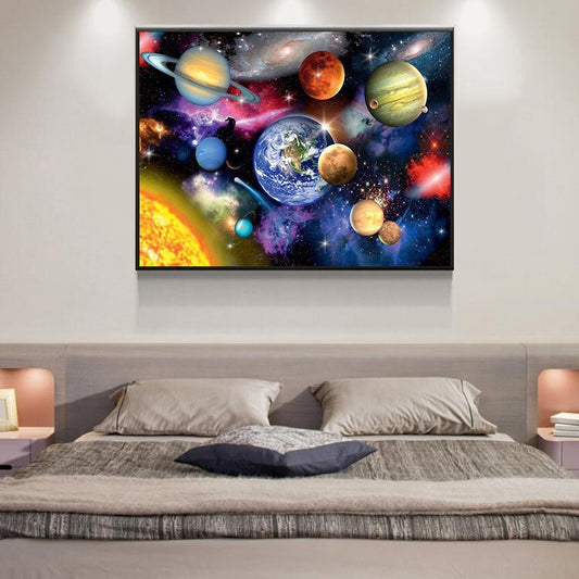 Quadro su tela Pianeti e spazio cosmico