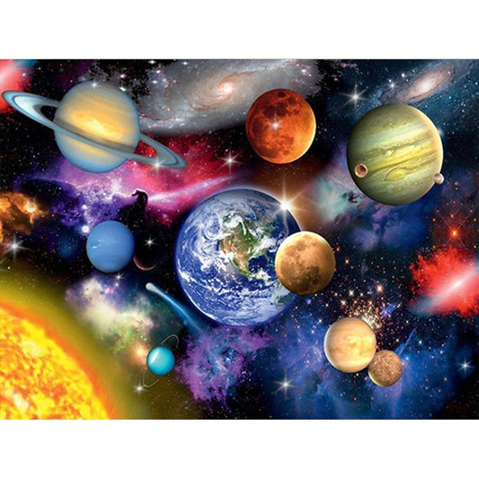 Quadro su tela Pianeti e spazio cosmico