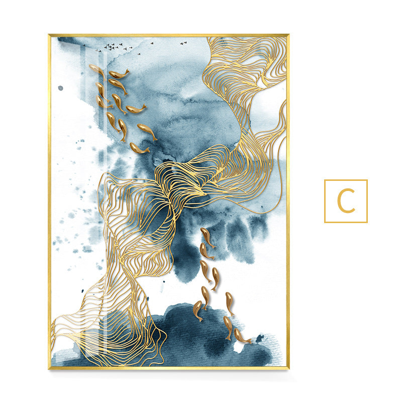 Quadro pesce oro nordico