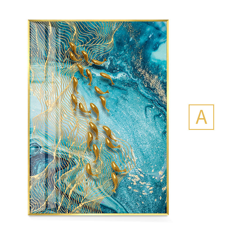 Quadro pesce oro nordico