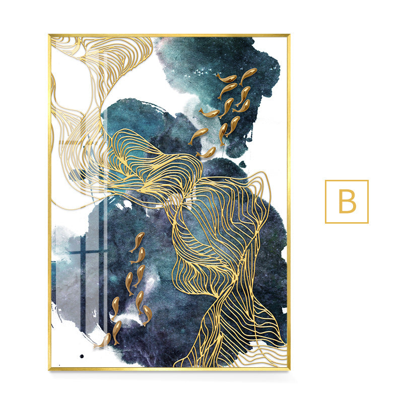 Quadro pesce oro nordico