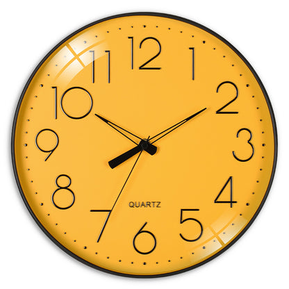 Orologio da parete Art déco nero-oro
