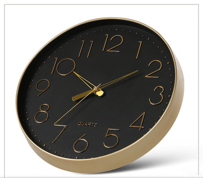 Orologio da parete Art déco nero-oro