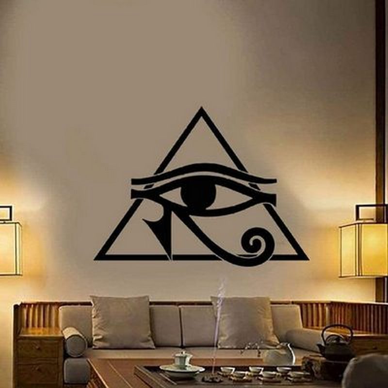 Adesivo murale triangoli