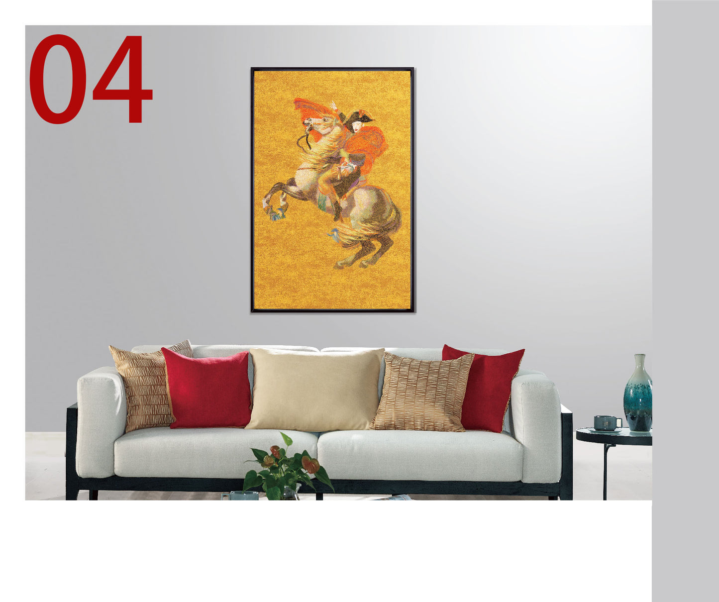 Quadro ricamo moderno