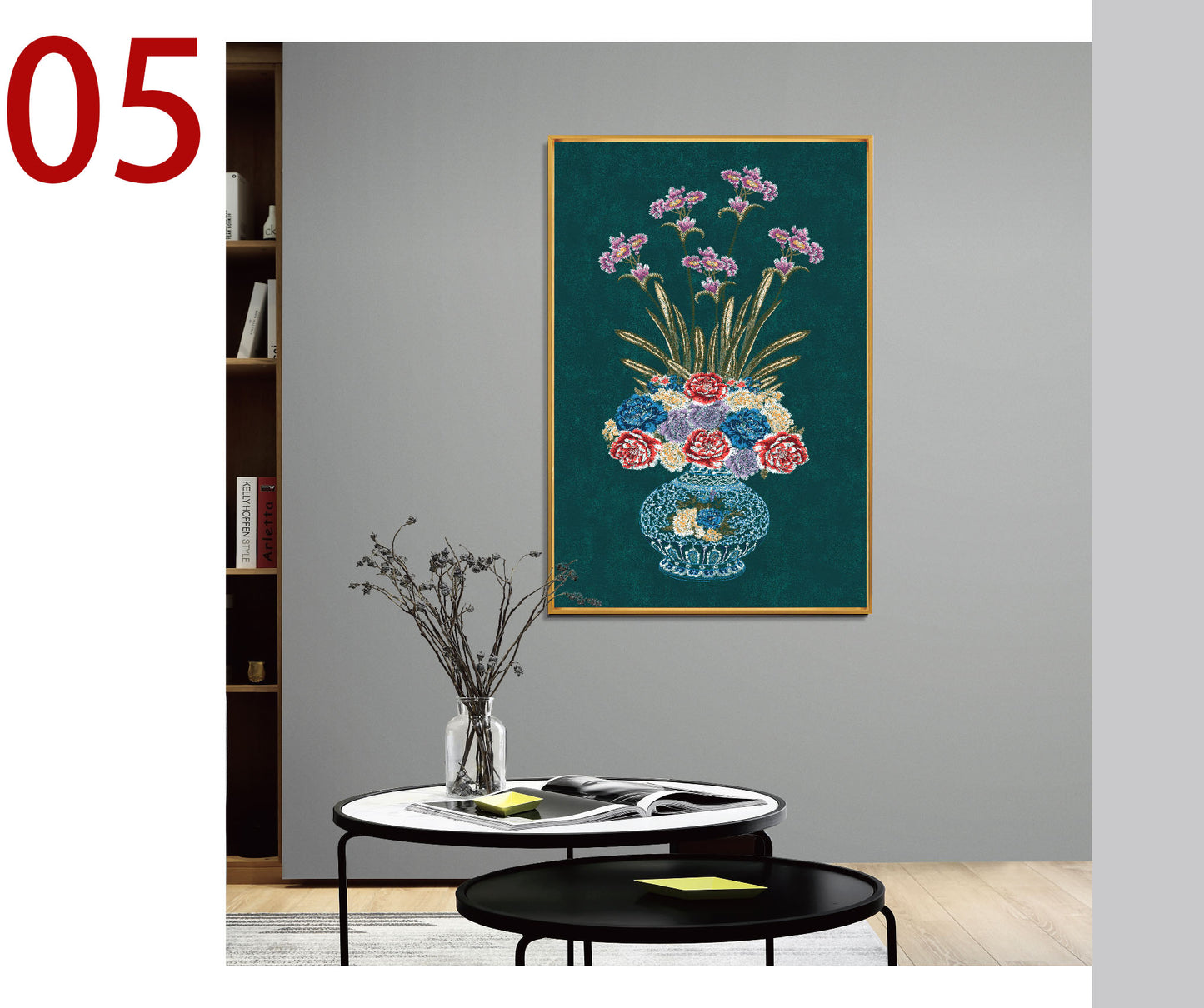 Quadro ricamo moderno