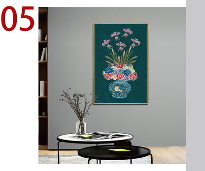 Quadro ricamo moderno