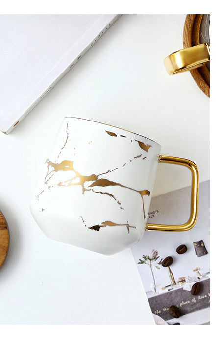 Tazza Caffè Effetto Marmo