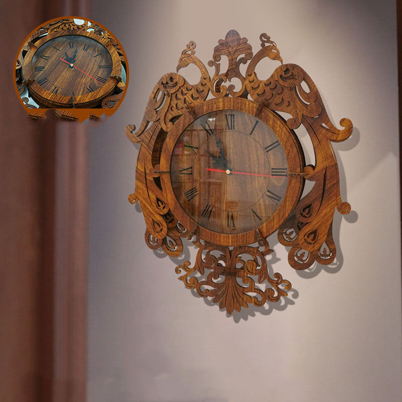 Orologio da parete Barocco intagliato legno