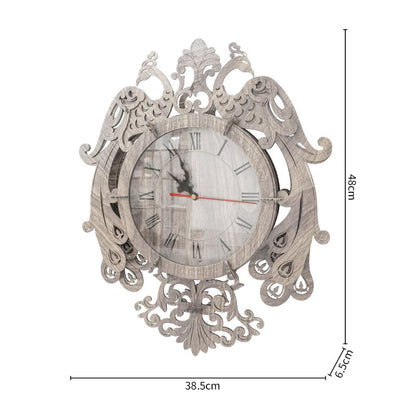 Orologio da parete Barocco intagliato legno