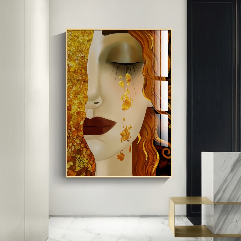 Quadro donna astratta