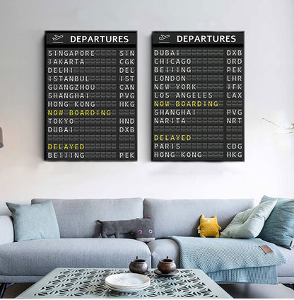 Quadro Tabellone aeroporto