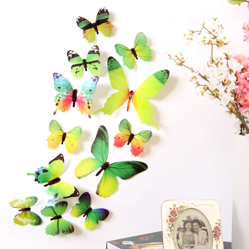 Adesivi farfalle set 12 pezzi