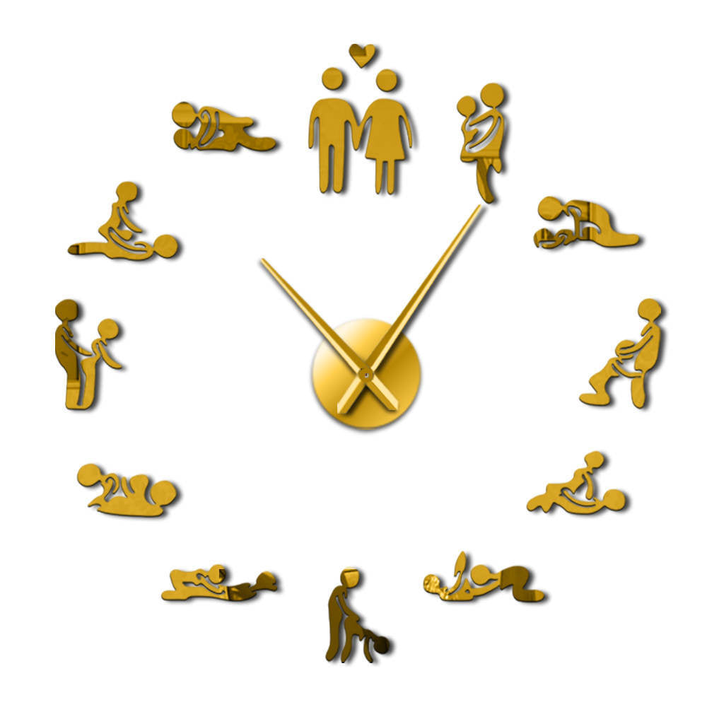 Orologio da parete Corpo gatto giallo