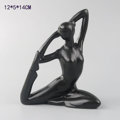 Scultura ragazza yoga