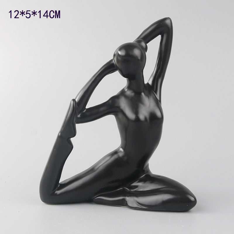 Scultura ragazza yoga