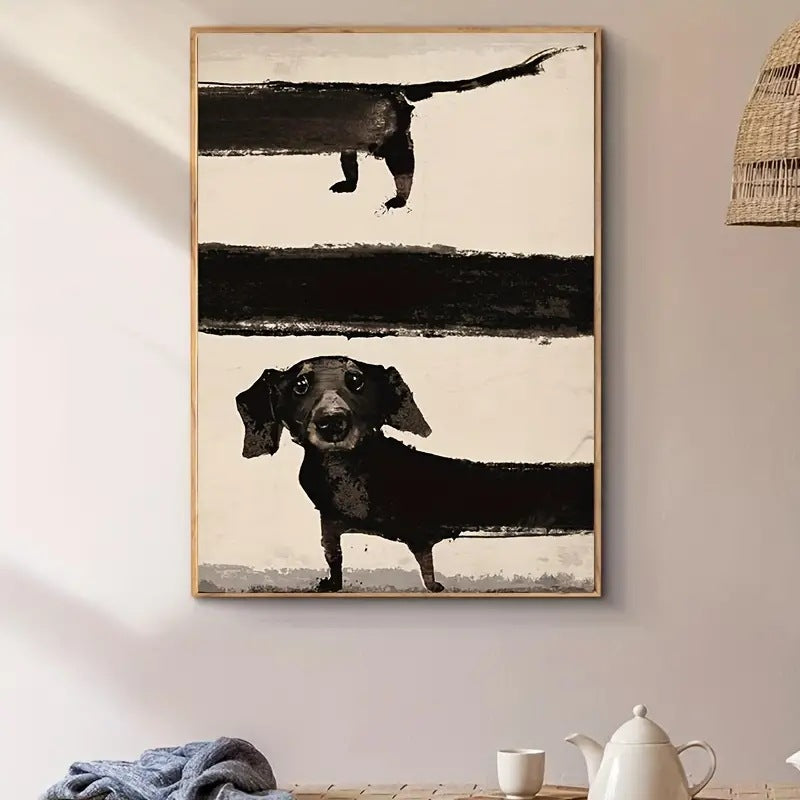Quadro cane moderno