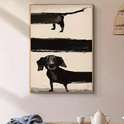 Quadro cane moderno