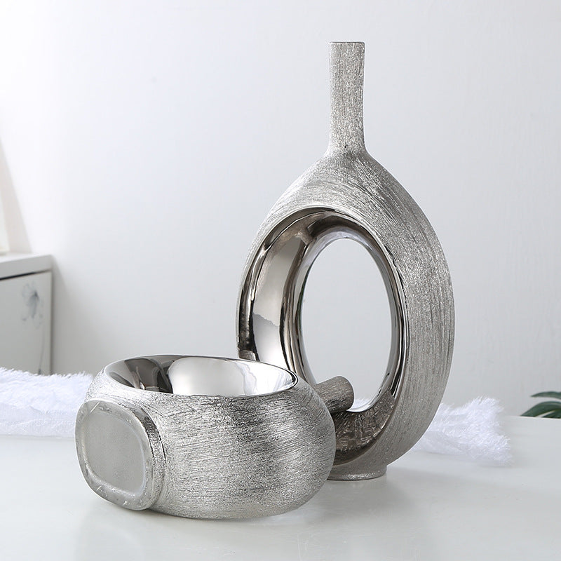 Vaso Ceramica Spazzolata