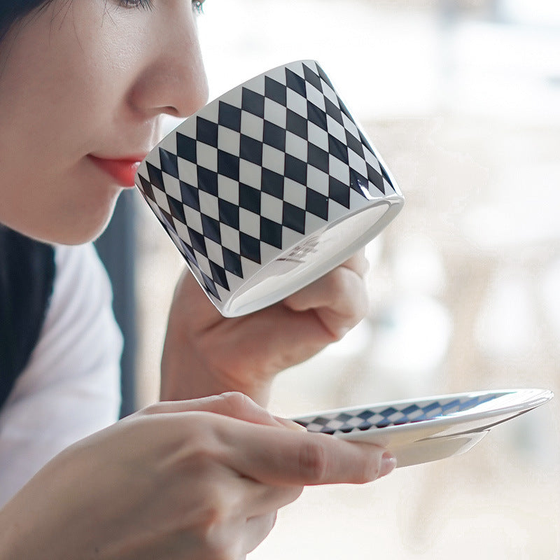 Tazza caffè geometrica