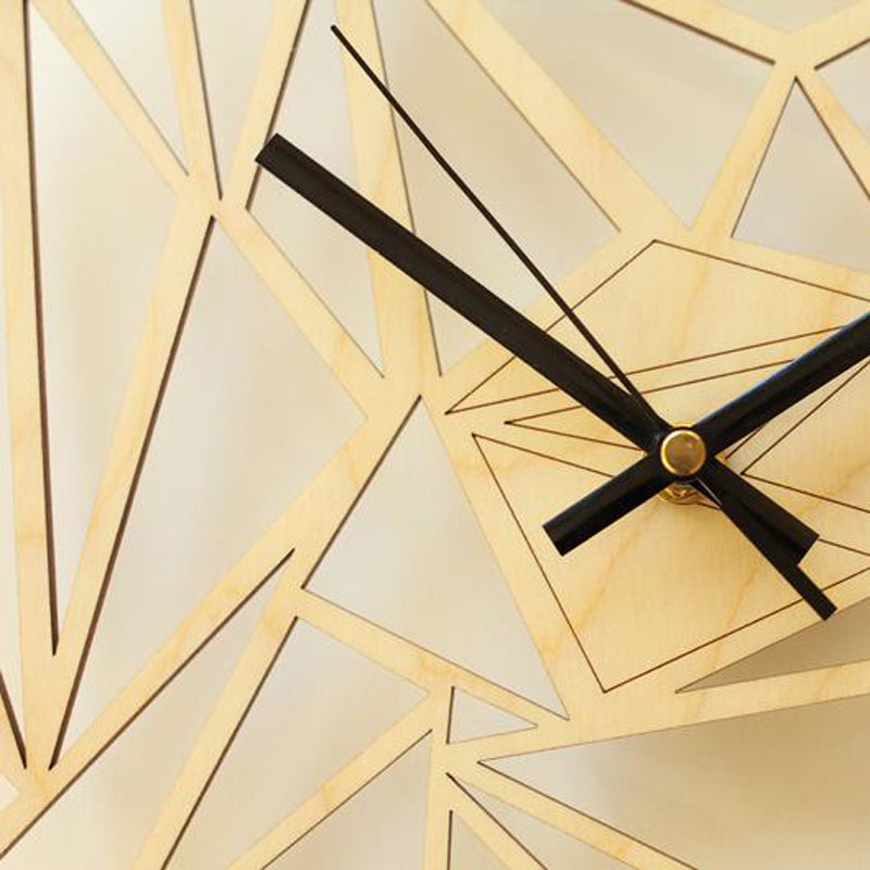 Orologio da parete Triangoli legno