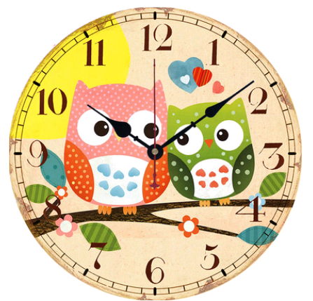 Orologio da parete Neon blu