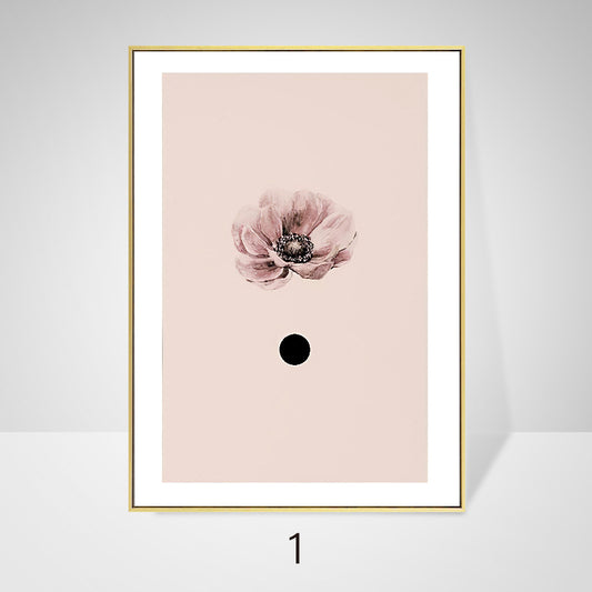 Quadro su tela Anemone rosa