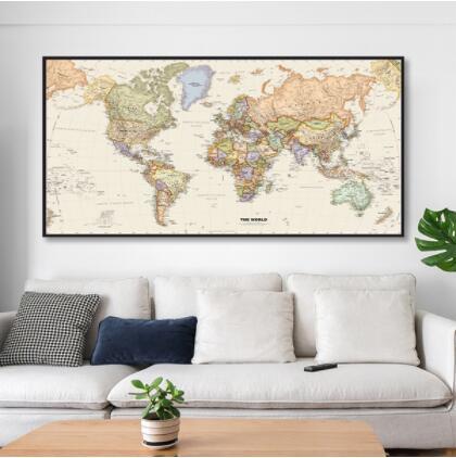 Poster Mappa Vintage