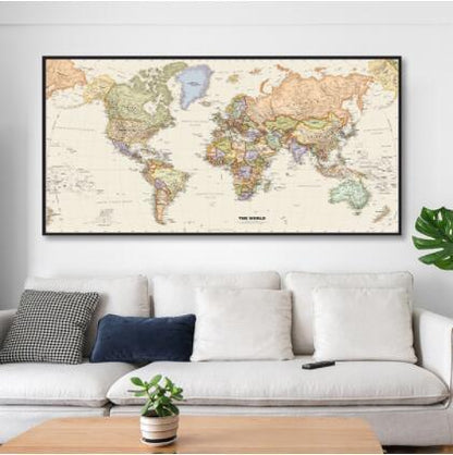 Poster Mappa Vintage