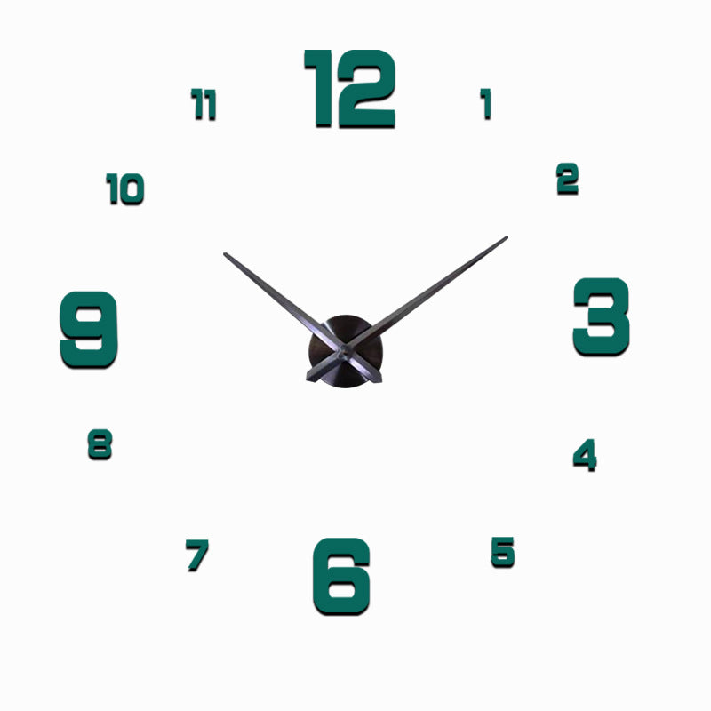 Orologio da parete Numeri neon rosa