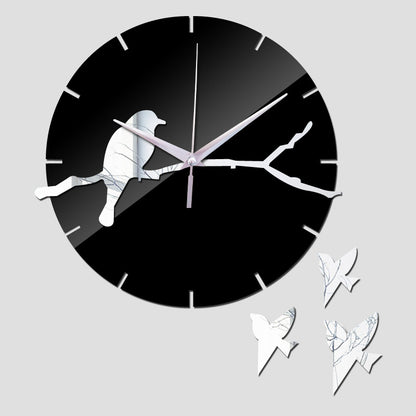 Orologio da parete Uccelli innamorati Love You