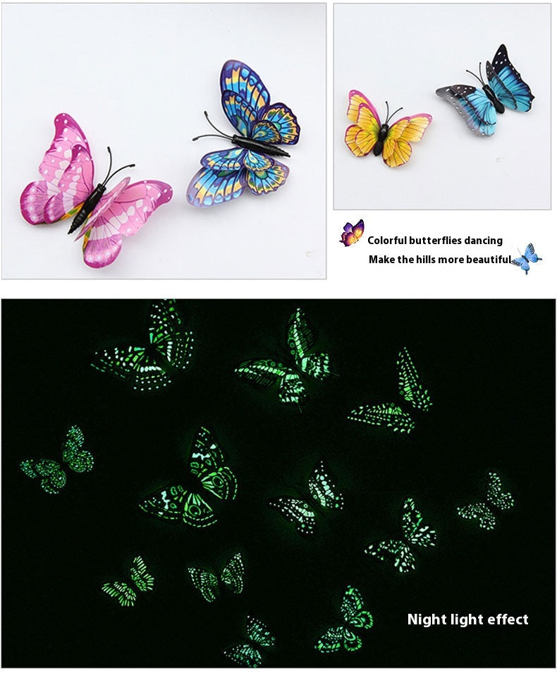 Adesivi farfalle luminose