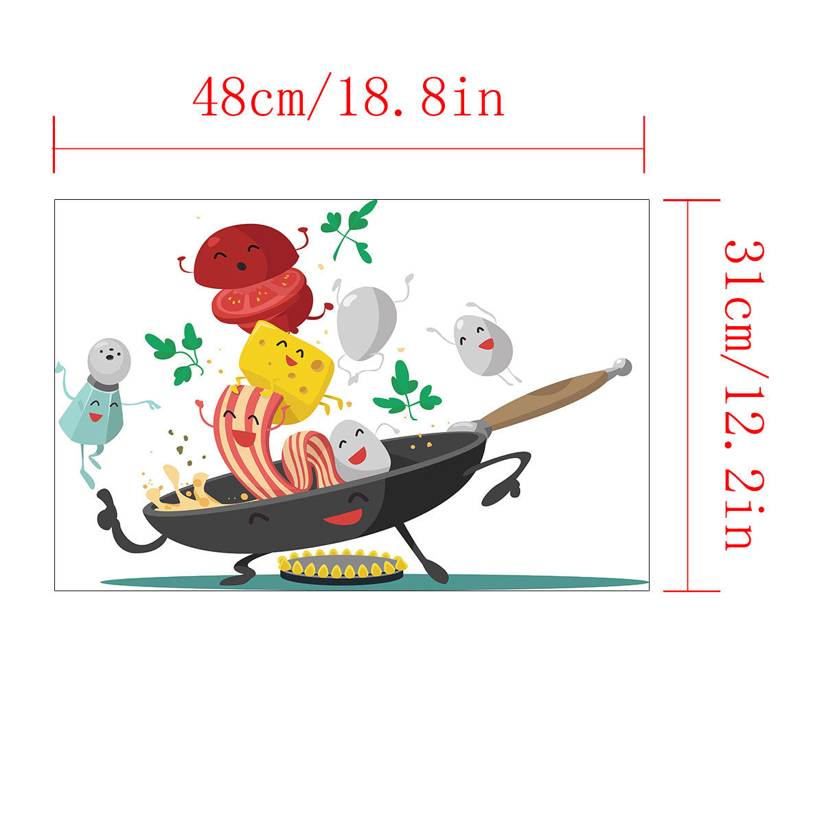 Adesivo murale Ingredienti cucina in pentola
